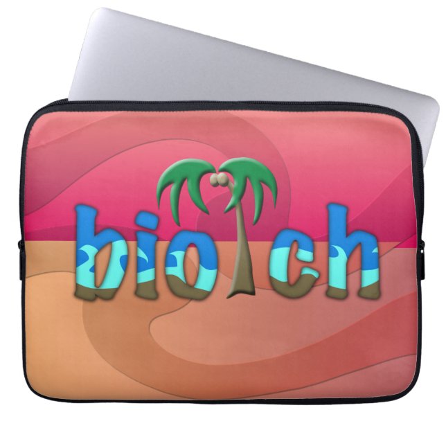 OMG! Biotch Laptop Sleeve (Framsidan)