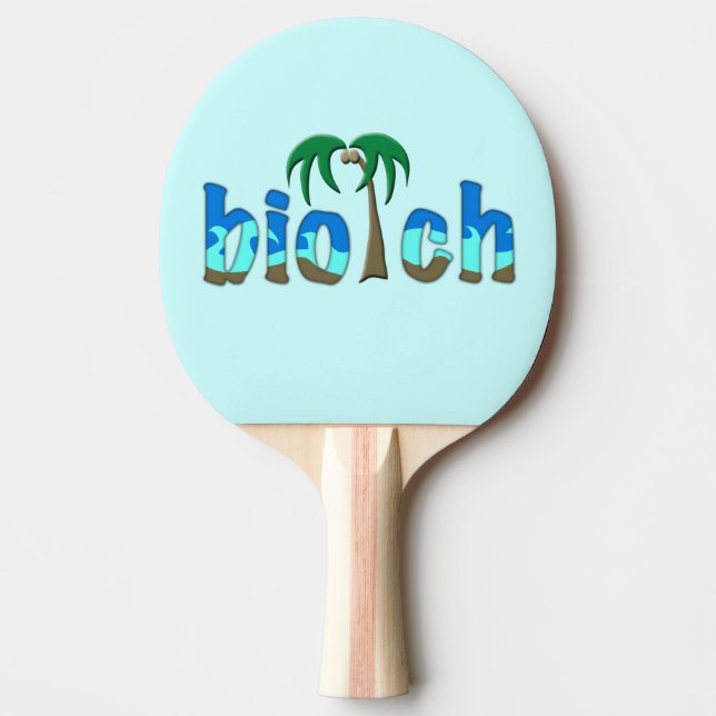 OMG! Biotch Pingisracket (Framsidan)