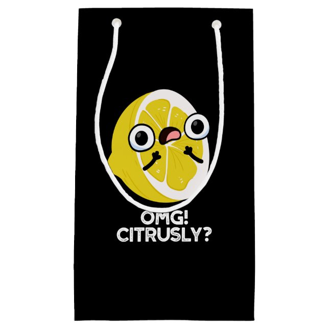 OMG Citrusly Funny Fruit Citrus Pun Dark BG (Framsidan)