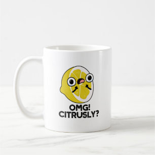 OMG Citrusly Funny Fruit Citrus Pun Kaffemugg