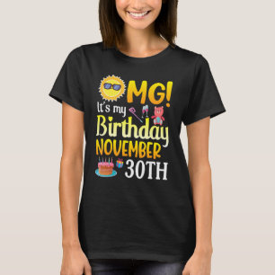 OMG Det är min födelsedag 30:e Lycklig till mig T Shirt