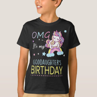 OMG Det är min guddotters födelsedag Cute Godmor T Shirt