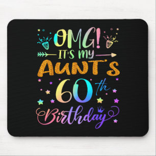 Omg det är min mostors 60-årsdag Söt 60 år gammal Musmatta