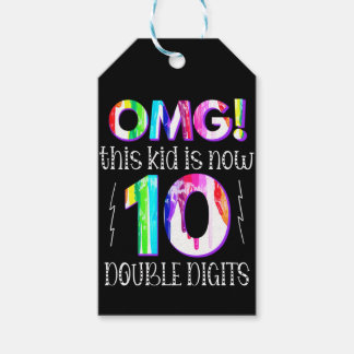 OMG! Det här KID:t är nu 10 Dubblors färgtapp Presentetikett