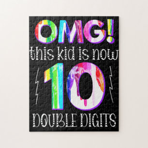 OMG! Det här KID:t är nu 10 Dubblors färgtapp Pussel