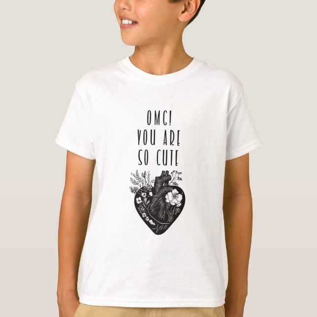 OMG! Du är så söt - Kids T-Shirt (Framsida)