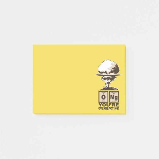 OMG! Du överreagerar! Post-it Block (Framsida)