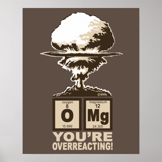OMG! Du överreagerar! Poster (Framsidan)
