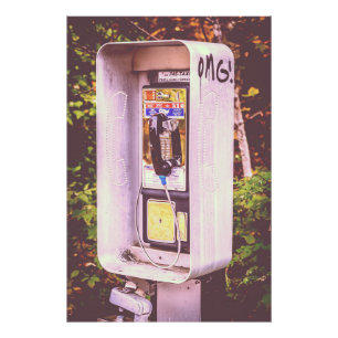 OMG! En löntelefon Fototryck