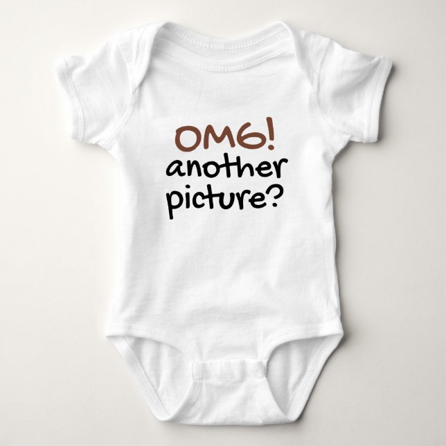 OMG Ett annat Bild Cute Baby som säger T Shirt (Framsida)