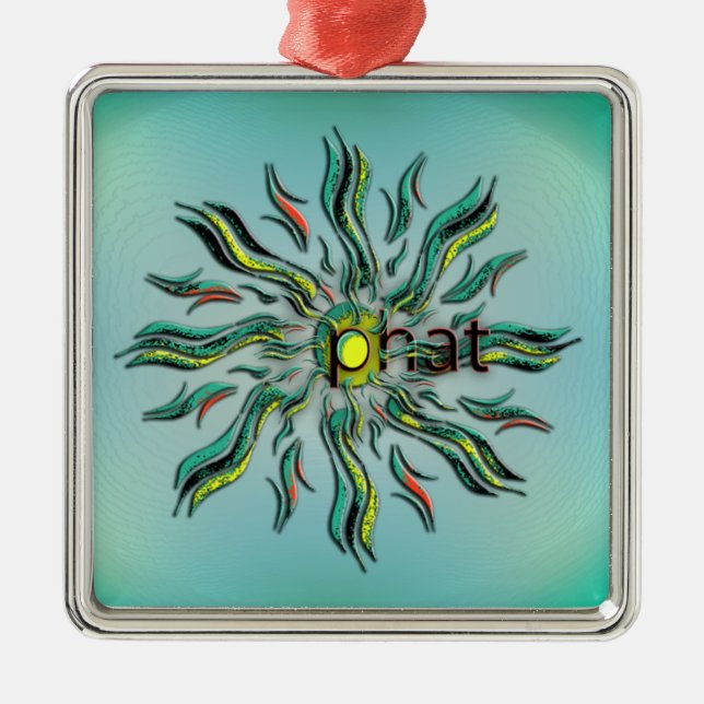 OMG! Fett! Julgransprydnad Metall (Framsidan)