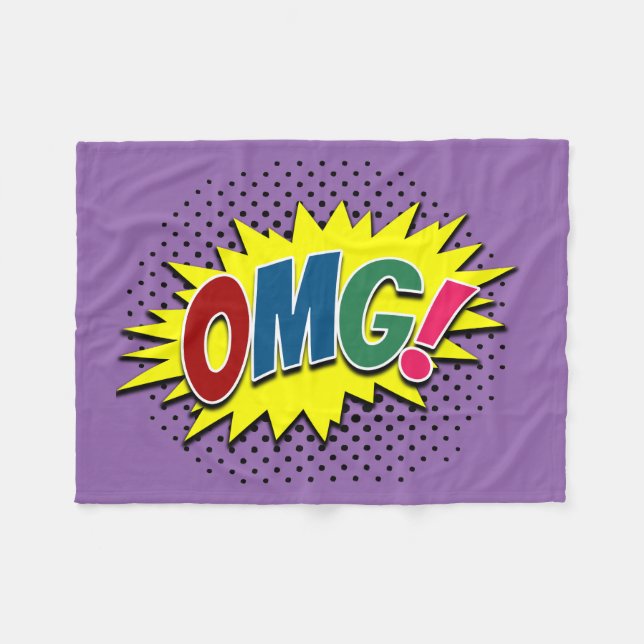 OMG! FLEECEFILT (Framsidan (Horisontell))