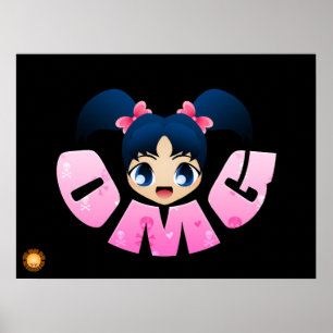 OMG-flickaaffisch Poster