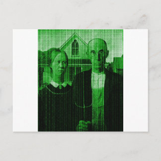 OMG GMO-jordbrukare Matrix Vykort