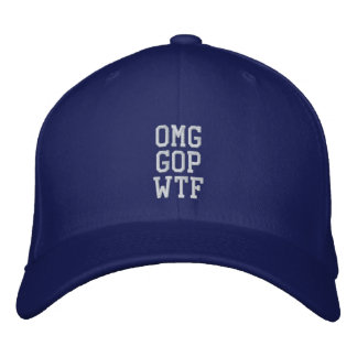 OMG GOP WTF - Anpassningsbar Baseball Cap Broderad Keps