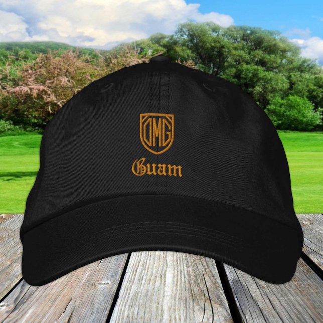 OMG Guam & American mode, USA/patrioter Broderad Keps (Skapare uppladdad)