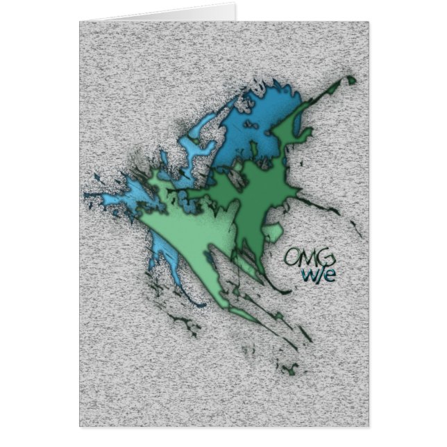 OMG! HÄLSNINGSKORT (Framsidan)