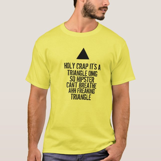 OMG Hipster Triangle T-shirt (Framsida)