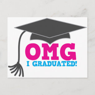 OMG I graderad Meddelande Vykort