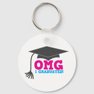 OMG I GRADULERAT! underbar studenten-gåva Nyckelring