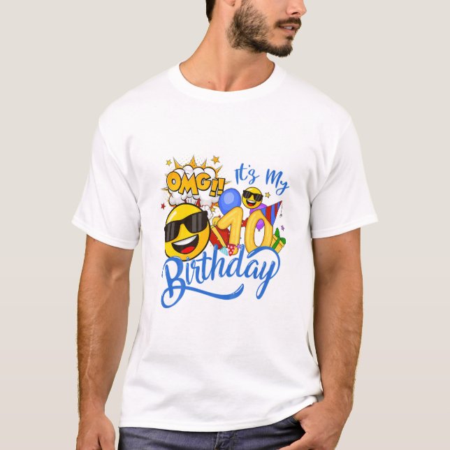 OMG It s My 10th Birthday Boy T Shirt (Framsida)