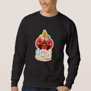 OMG Jag är en Unicorn Now Lång Ärmad Tröja