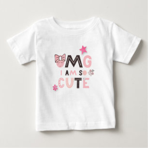 OMG Jag är så kute Flicka humoral T Shirt