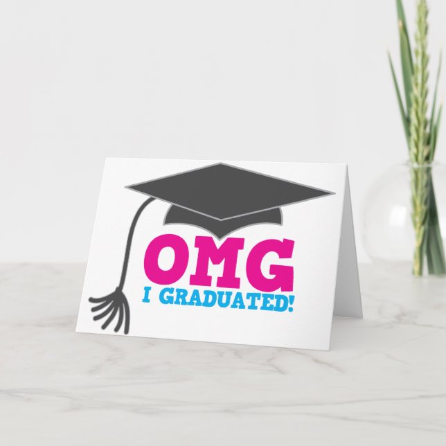 OMG jag tog examen Meddelande (Framsida)