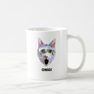 OMG! KATT 'vad han har sett? ', Kaffemugg