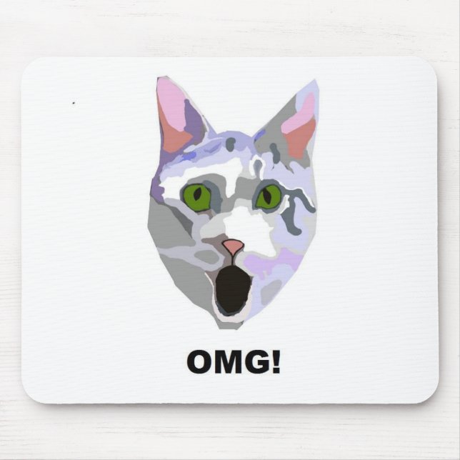OMG! KATT 'vad han har sett? ', Musmatta (Framsidan)