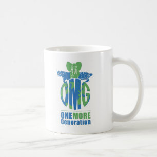 OMG-logotypfärg, sparar MountainGorillaen Kaffemugg