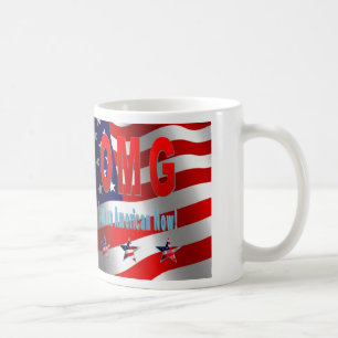 OMG mig förmiddag en amerikan nu! Kaffemugg