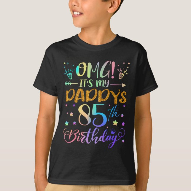 Omg min Daddys 85:e födelsedagssvensk 85 år gammal T Shirt (Framsida)