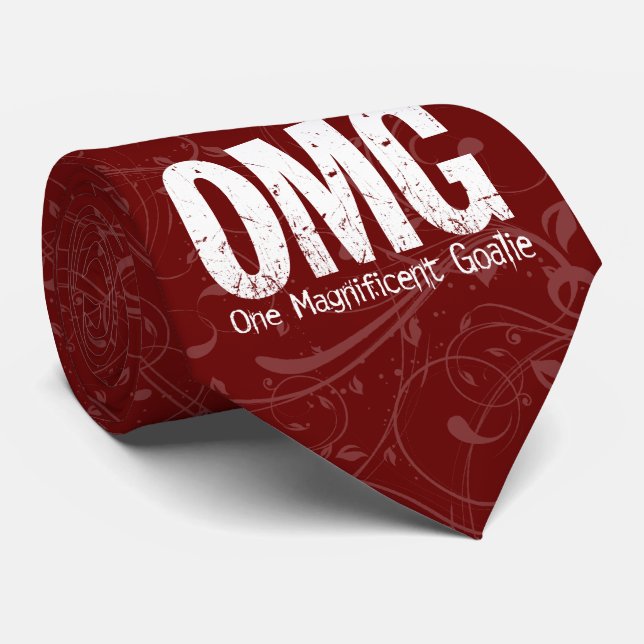 OMG: One Magnificent Goalie (Hockey) Tie Slips (Rullad)