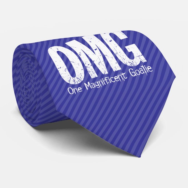 OMG: One Magnificent Goalie (Hockey) Tie Slips (Rullad)