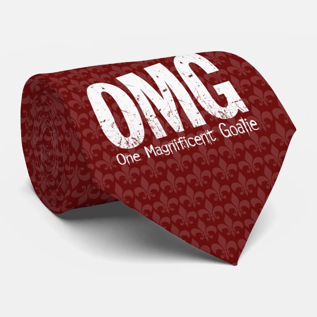 OMG: One Magnificent Goalie (Hockey) Tie Slips (Rullad)