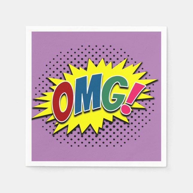 OMG! PAPPERSSERVETT (Framsidan)