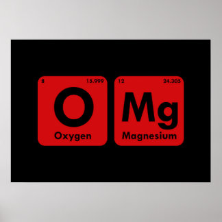 OMG Periodic Bord Poster