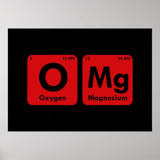 OMG Periodic Bord Poster (Framsidan)