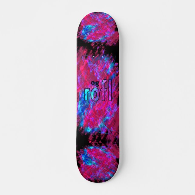 OMG! rofl Skateboard Deck (Framsida)