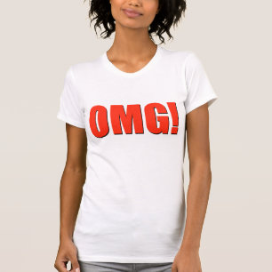 OMG! rött T Shirt