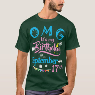 OMG:s födelsedag Den 17 september Lycklig T Shirt