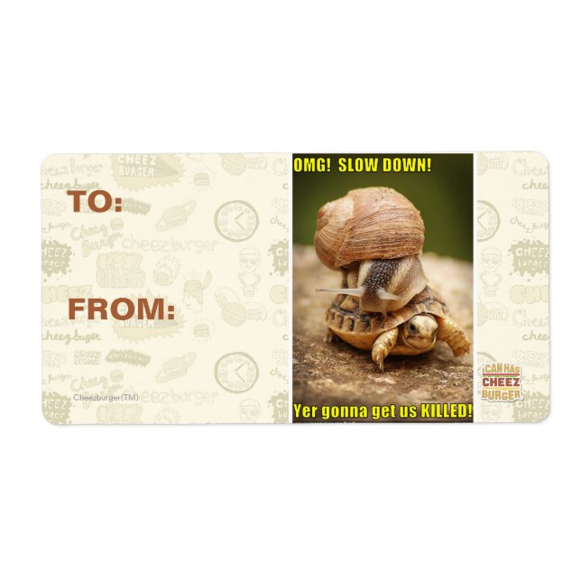 OMG! Sakta ner! Fraktsedel (Framsidan)