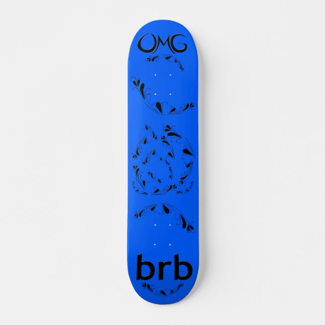 OMG! SKATEBOARD BRÄDA 20,5 CM (Framsida)