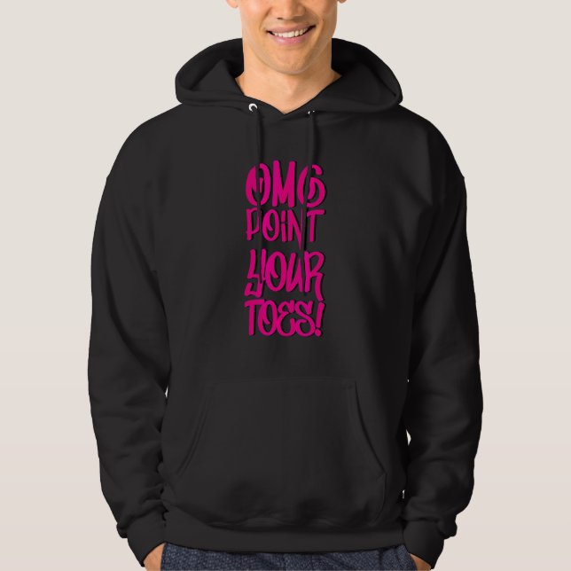 Omg Spetsa Tåerna   Hoodie (Framsida)