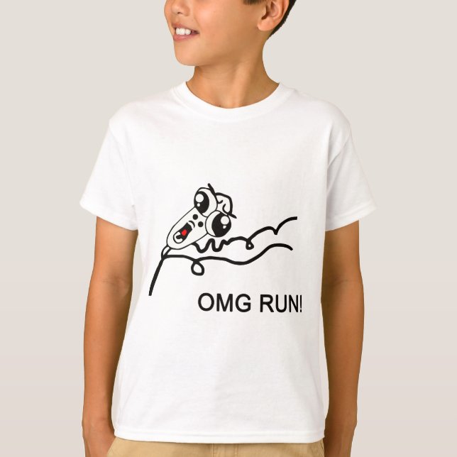OMG springa! - minne T-shirt (Framsida)