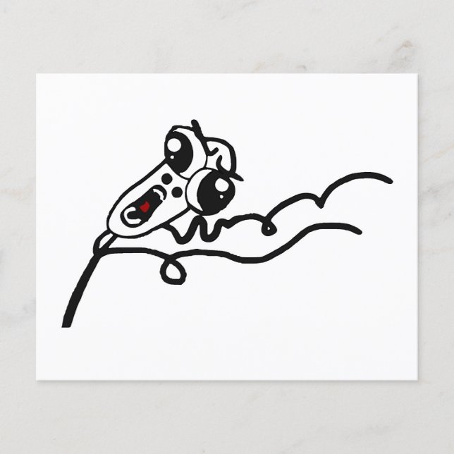 OMG SPRINGA Skrämt Ansikte Tecknad-medlemmen för  Flygblad (Framsidan)