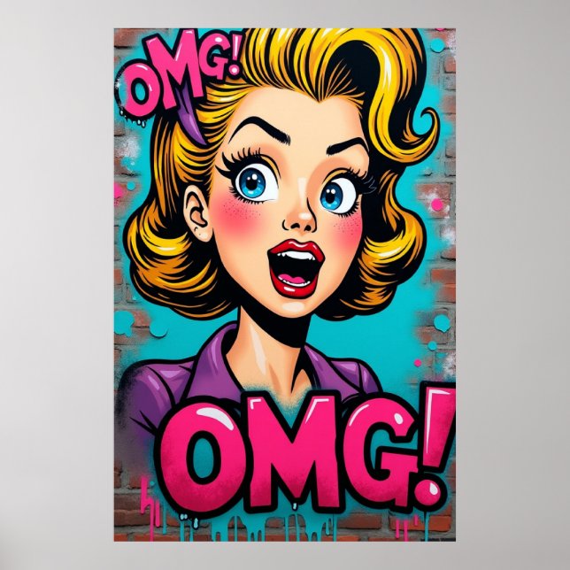 OMG! Street Queen Poster (Framsidan)