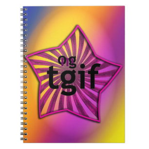 OMG! Tgif Anteckningsbok