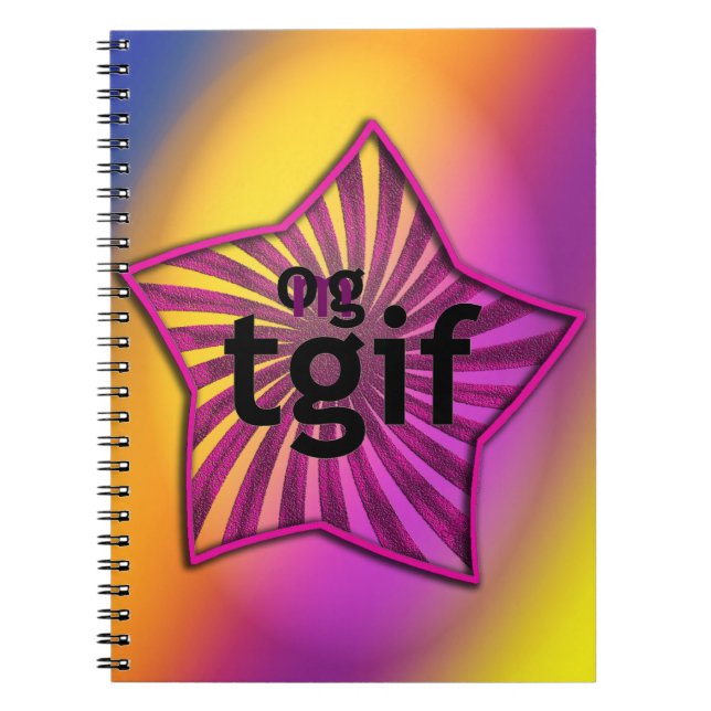OMG! Tgif Anteckningsbok (Framsidan)